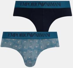 Emporio Armani Underwear alsónadrág férfi pamut elasztánnal 2-es csomag - sötétkék M - answear - 22 990 Ft