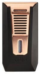 Colibri Slide Black & Rose Gold fekete és rose gold színű szivaröngyújtó dupla szúrólánggal és beépített szivarfúróval (C-LI850T13)