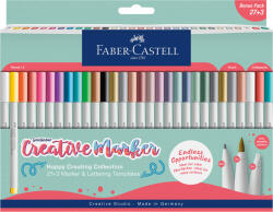 Faber-Castell Markere FABER-CASTELL Goldfaber Creative, 30 culori/cutie, FC161002