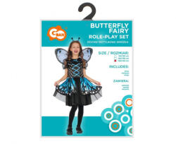 GoDan Costum carnaval Fluture 130/140 cm (9-10 ani) pentru Copii GD2321 Costume bal mascat copii (GD2321) Costum bal mascat copii