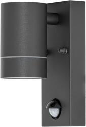 TRACON Tracon SPGU10IPFS1A Oldalfali spot lámpatest mozgásérzékelővel, kültéri, antracit 100-240VAC, 50Hz, 1xGU10, ma. 35W, 10s-4min, max 8m, 3-2000lx, IP44 (SPGU10IPFS1A)