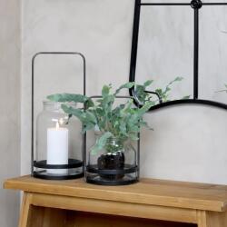 Chic Antique Üveg lampion fém nyéllel Chic Antique (25587-25M)