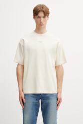 Drôle de Monsieur póló férfi pamut Le T-shirt Slogan Classique - bézs XXL
