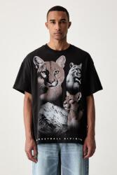 PUMA női pamut póló DYLAN WILDCAT - fekete XL