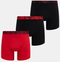 Emporio Armani Underwear férfi boxeralsó pamuttal 3-as csomag - fekete XL - answear - 22 990 Ft