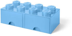 NHG LEGO Fiókos tárolódoboz 2x4, világoskék (40061736)