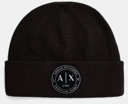 Armani Exchange sapka férfi gyapjúval - barna Univerzális méret