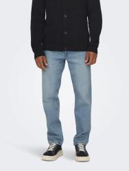 Only & Sons Only Sons Kék Egyenes Szárú Farmer Pamut 32/34 7BA (Edge 22026986)