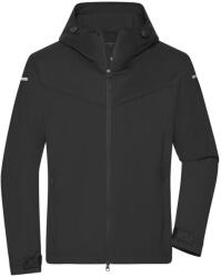 Daiber Geacă softshell ușoară pentru bărbați JN1180 - Neagră | 3XL (JN1180-1808939)