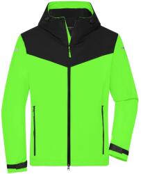 Daiber Geacă softshell ușoară pentru bărbați JN1180 - Verde deschis / neagră | 3XL (JN1180-1782964411)
