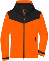 Daiber Geacă softshell ușoară pentru bărbați JN1180 - Portocaliu neon / negru | 2XL (JN1180-1782964422)