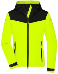 Daiber Geacă softshell ușoară de damă JN1179 - Galben intens / negru | 2XL (JN1179-1782964399)
