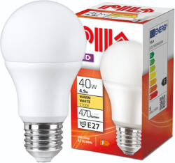 Pila E27 A60 LED izzó 4.9W = 40W 470lm 2700K meleg fehér 180° PILA (PILLED0040)