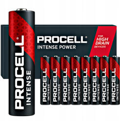 Duracell alkáli elem 1.5V 3075mAh AA LR6 MN1500 R6 10 db Procell Intense (DURBAT1806)