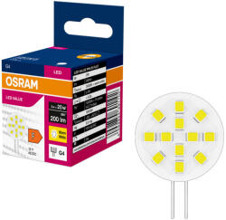 OSRAM G4 LED modulizzó 2W = 20W 200lm 3000K meleg fehér 100° VALUE Osram (4099854691102)