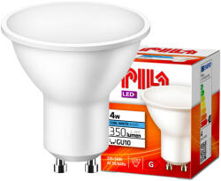 Pila GU10 PAR16 LED spotizzó 4W = 32W 350lm 4000K semleges fehér 120° PILA (PILLED0150)