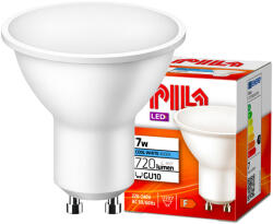 Pila GU10 PAR16 LED spotizzó 7W = 54W 720lm 4000K semleges fehér 120° PILA (PILLED0140)