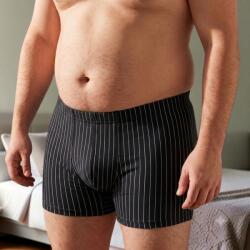 Aura Via Csíkos boxer - extra méretben 8XL, Fekete 123887