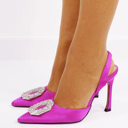 SOFILINE Pantofi fucsia eleganti cu brosa BYJ8211 04 (BYJ8211FUSHIA-36)