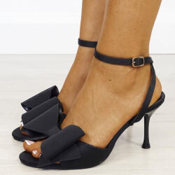 SOFILINE Sandale elegante negre cu fundita BCY9815 M12 (BCY9815BLACK-41)