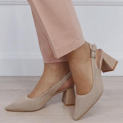 SOFILINE Pantofi kaki deschis cu model tricotat H8-1167 01 (H8-1167KHAKI-41)