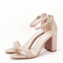 SOFILINE Sandale nude cu toc gros Ingrid 125 (P-6398-1NUDE-40)