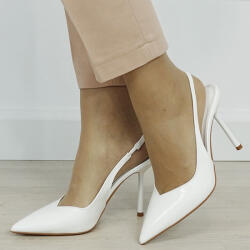SOFILINE Pantofi albi de lac 5539 01 (5539WHITE-40)