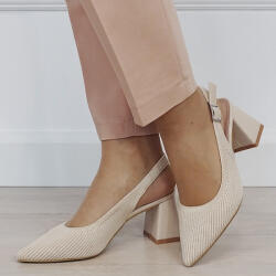 SOFILINE Pantofi bej cu model tricotat H8-1167 01 (H8-1167BEIGE-40)