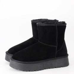 SOFILINE Cizme scurte negre din piele naturala W5825 110 (W5825BLACK-40)