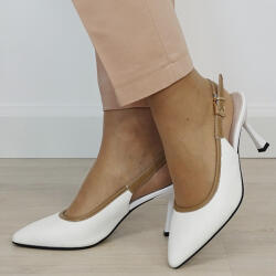 SOFILINE Pantofi albi decupati din piele naturala BY6880-2 02 (BY6880-2WHITE-39)