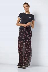 Noisy May Hosszú Fekete Szoknya Virágmintás Béléssel XXL 5GA (27031151/Black)