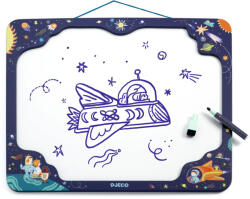 Djeco: Little Big room Mágnestábla - Űrhajós illusztációval - Space board (DD04596)