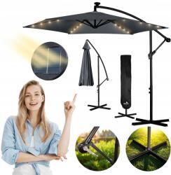 Plonos Kerti napernyő Led lámpákkal Plonos 300 cm ideális teraszra 488200 (488200)