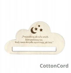 CottonCord Fa Felhő Felirattal 6, 5 CM X 11, 8 CM minta 1 (CottonCord)