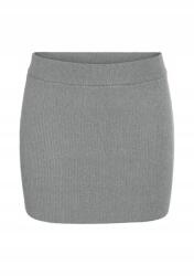 Noisy May Szürke Egyenes Rövid Kötött Szoknya M 5GA (27031135/Charcoal Gray)