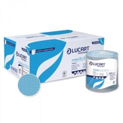 Lucart Strong Blue 155 ID Műanyag dudás tekercses kéztörlő - 2 rétegű, kék, 155m (Karton - 6 tek)