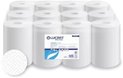 Lucart Strong 14 CF tekercses kéztörlő 14cm átm. - 2 rétegű, hófehér, 55m (Karton - 12 tek)