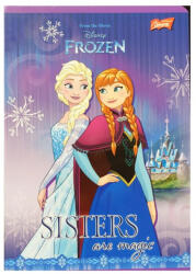  Hercegnős Frozen/Jégvarázs 2. osztályos vonalas füzet, SISTERS, A5/16-32 - Unipap (COR_2018_UNFRO532V1_2o_s)