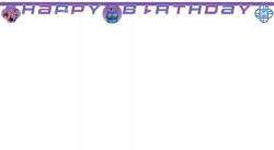  K-pop Démonvadászok Honmoon Happy Birthday felirat 200 cm FSC (PNN98645) - oliviashop