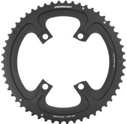 Stronglight 4BRA 110 mm lánctányér Shimano Ultegra R8100, Dura-Ace R9200, 105 R7100-hoz, dupla, 54 fog külső, fekete alu, 12 sebességhez, belsőhöz 40 fog STRONGLIGHT Bicikli alkatrészek Kerékpár alkatrészek Kerék