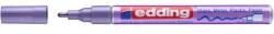 edding Marker permanent Edding 751 cu vopsea, corp metalic, varf rotund, 1-2 mm, violet metalic (ED751078)