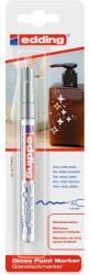 edding Marker cu vopsea Edding 751, corp metalic, varf rotund, 1-2 mm, argintiu, 1 buc/blister (ED751254)