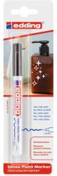 edding Marker cu vopsea Edding 751, corp metalic, varf rotund, 1-2 mm, negru, 1 buc/blister (ED751201)
