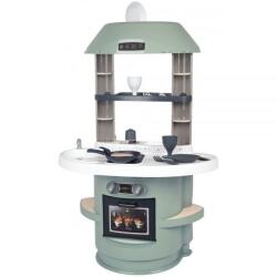 Smoby Bucatarie Smoby Nova verde cu accesorii (S7600312700) - ookee Bucatarie copii