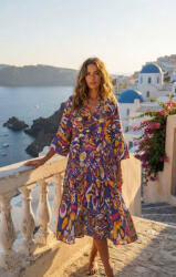 Ie traditionala Rochie Dama Maxi Subtire cu ciucuri 6
