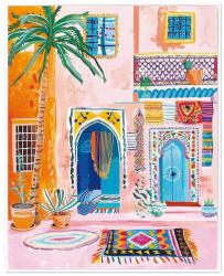 AdTrend Tablou decorativ oleografie pe panza Peisaj III 40 x 50 cm (118836C)