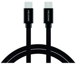SWISSTEN Cablu Date Usb C to Type C Swissten Textil 1.2m Negru