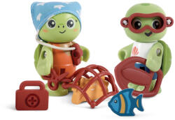 Hape Set de joaca Hape colectia Green Planet Explorers, Kayl & Wai, 11 piese (E3425A) Figurina