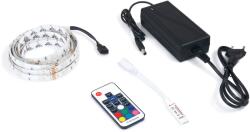 KOLORENO Set bandă LED 12V | 5050 | 150LED | 5m | IP65 | RGB + controller RF17 + alimentator 36W (RGB30IP65RF17-5M)