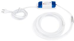 KOLORENO Set bandă LED 24V | 2835 | 120LED | 2m | IP67 | NEON | ALBASTRU + sursă de alimentare 24V 24W + ștecăr cu cablu de alimentare 1.9m (ZESTAW-NEON-NIEB-BW)